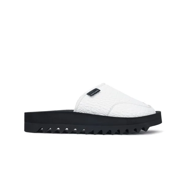 Zodiac - Mules Croco White